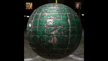 Broken up Tiles in Houdini #houdini #substancepainter #substancedesigner   #blender