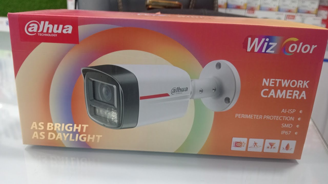 Wiz Color Color Camera WizColor IP Camera Unboxing | Dahua WizColor | Wiz Color Network Camera ...