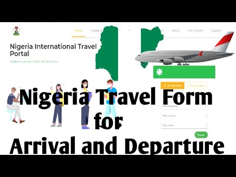 Nigeria international travel portal || How to fill travel form for Nigeria