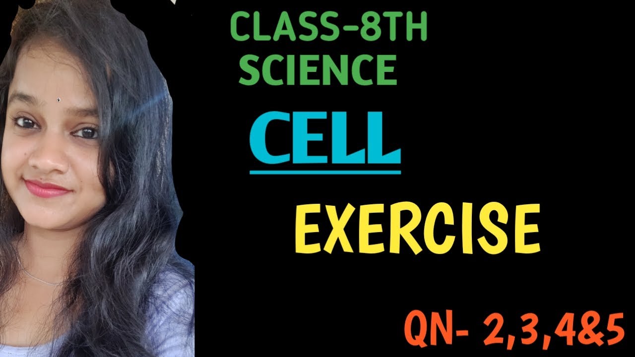 Exercise//Class-8th//Chapter-8//Cell-structure and Functions #Ncert # ...