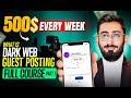 Dark Web Legal Guest Posting Course 2025 Lecture #1