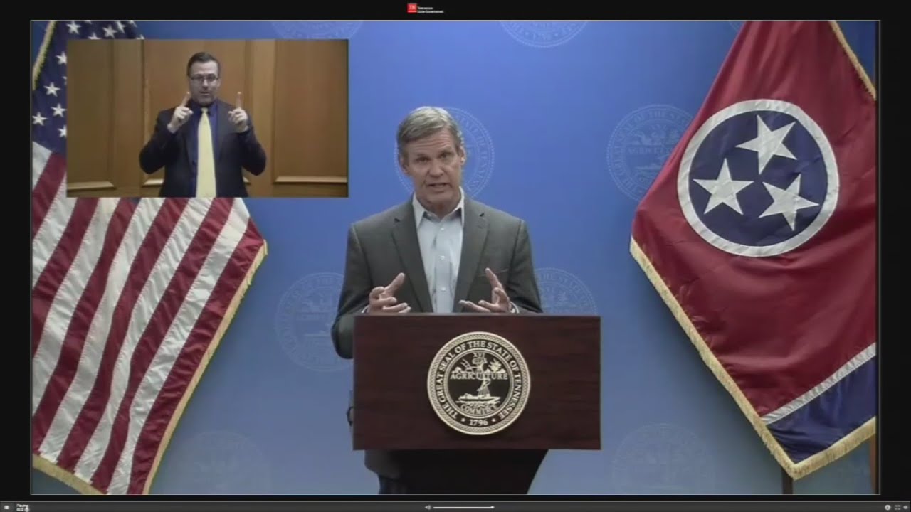 Tennessee Gov. Bill Lee outlines business reopening plans for the state