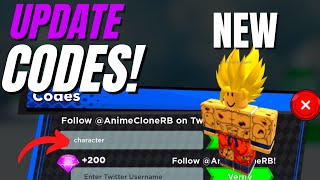 *NEW* UPDATE! CODES* [COMBAT] Anime Clone Tycoon ROBLOX
