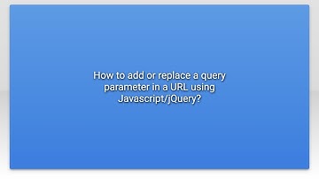 How to add or replace a query parameter in a URL using Javascript/jQuery?