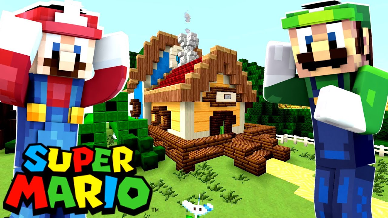 mario and luigi minecraft