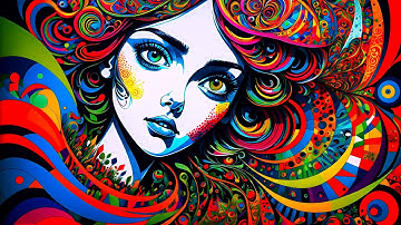 The Abstraction of Emotions, AI Generated Created Art Animation Video by Artificial Intelligence