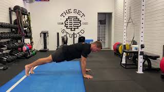 Alternating T push up