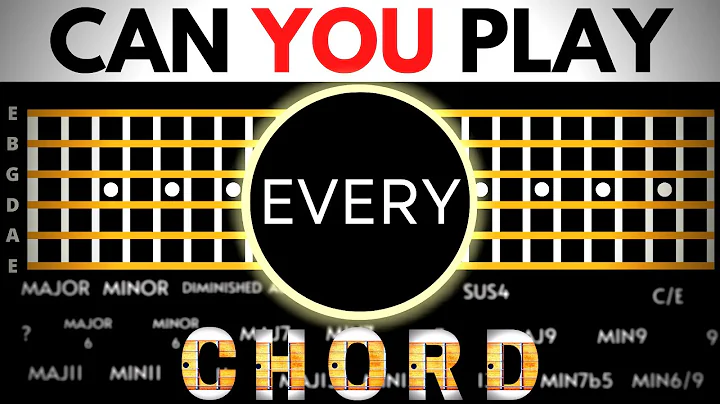 How to Build EVERY Chord on Guitar | How Chords Are Named | Chord Formula Guitar