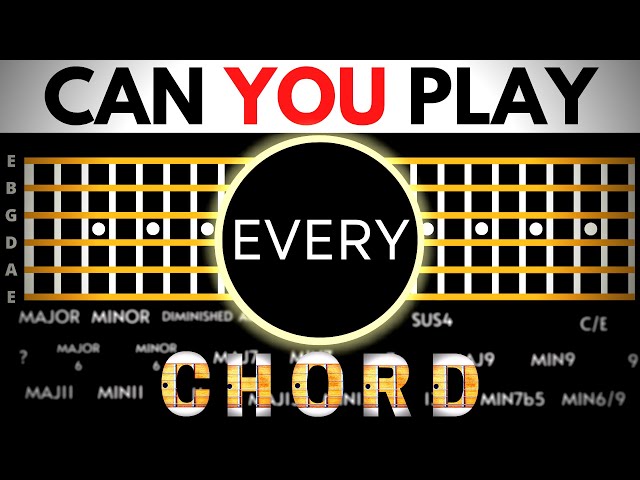 How to Build EVERY Chord on Guitar | How Chords Are Named | Chord Formula Guitar class=