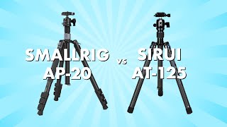 Smallrig AP-20 vs Sirui AT-125 TRAVEL TRIPODS
