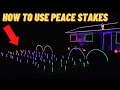 How to use pixel peace stakes in your light show