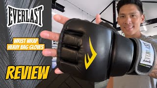 Everlast Wristwrap Heavy Bag Boxing Gloves REVIEW- PEFORMS NICELY, WISHED QUALITY WAS BETTER!