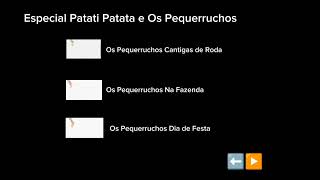 Menu Dvd - Patati Patatá E Os Pequerruchos Versão Capcut