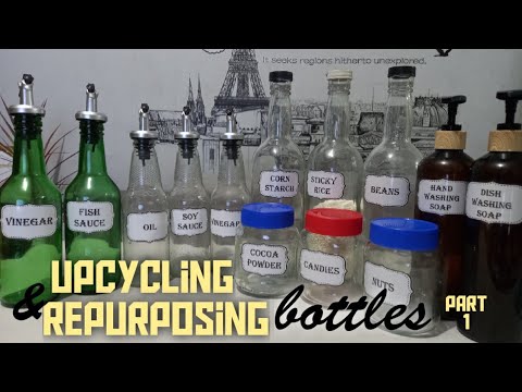Upcycling and Repurposing bottles (part 1)