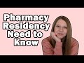 10 things i wish i knew before starting my pharmacy residency