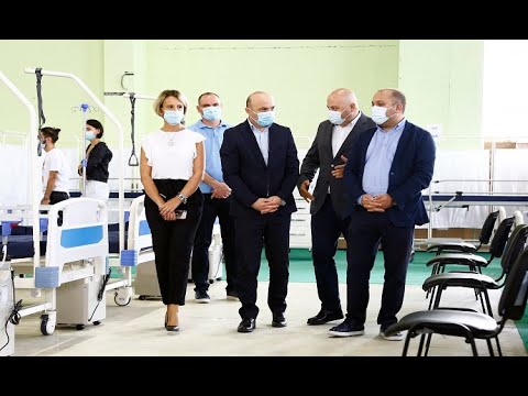 ჯანდაცვის მინისტრის მოადგილემ საველე ჰოსპიტალი დაათვალიერა