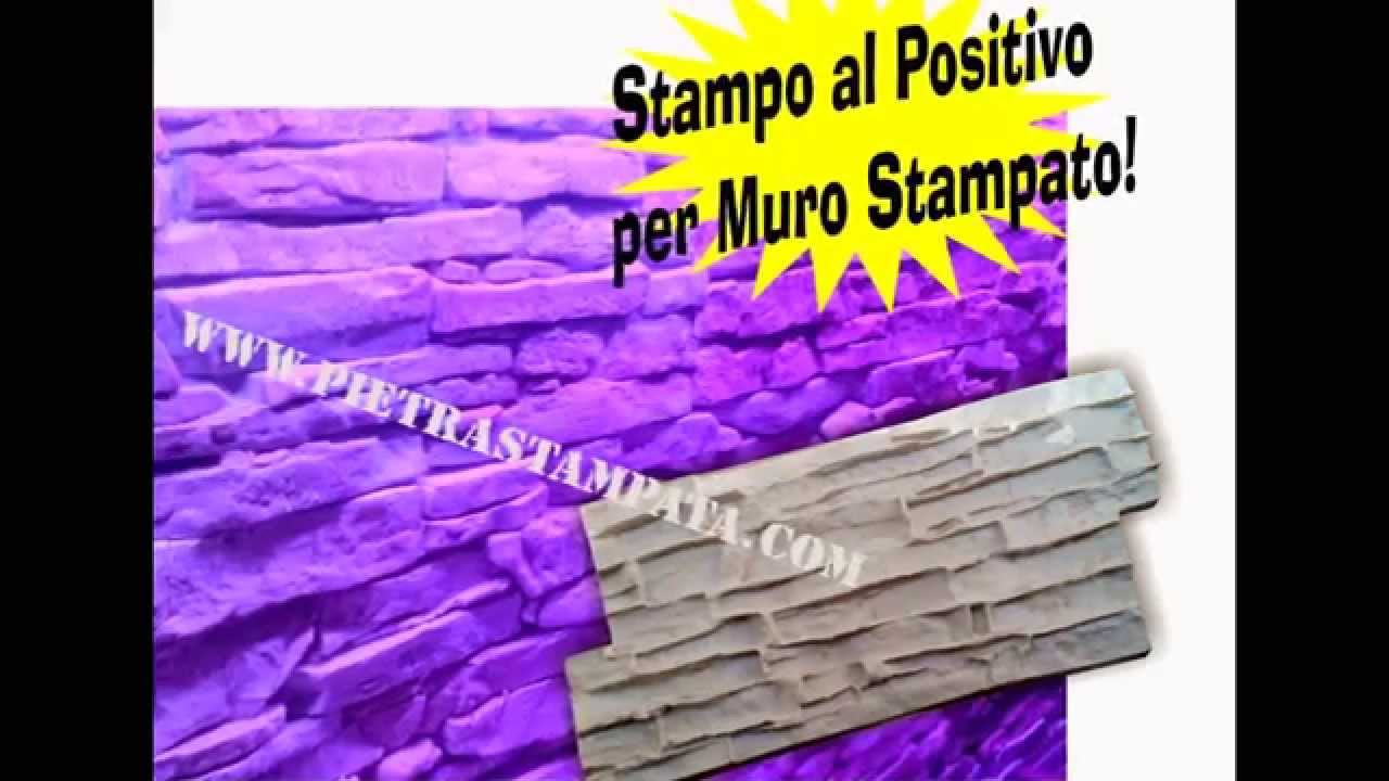 Stampo per muro stampato intonaco stampato youtube