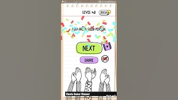 Brain Test level 48 walkthrough solution