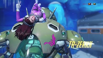 THE MOST INTENSE D.VA 1v1 MATCH EVER!!! Overwatch mystery hero match