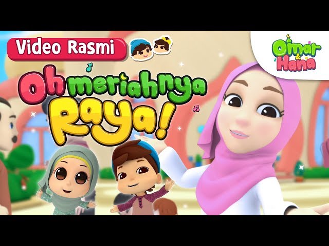 Lagu Raya | Siti Nordiana x Omar & Hana | Oh Meriahnya Raya! | Video Rasmi class=