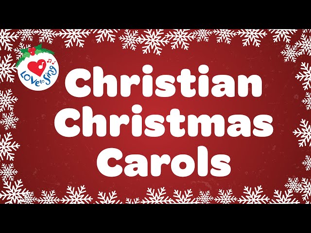 Christian Christmas Songs and Carols with Lyrics 🌟 Popular Christmas Worship Hymns 🎄⛪ 2022 class=