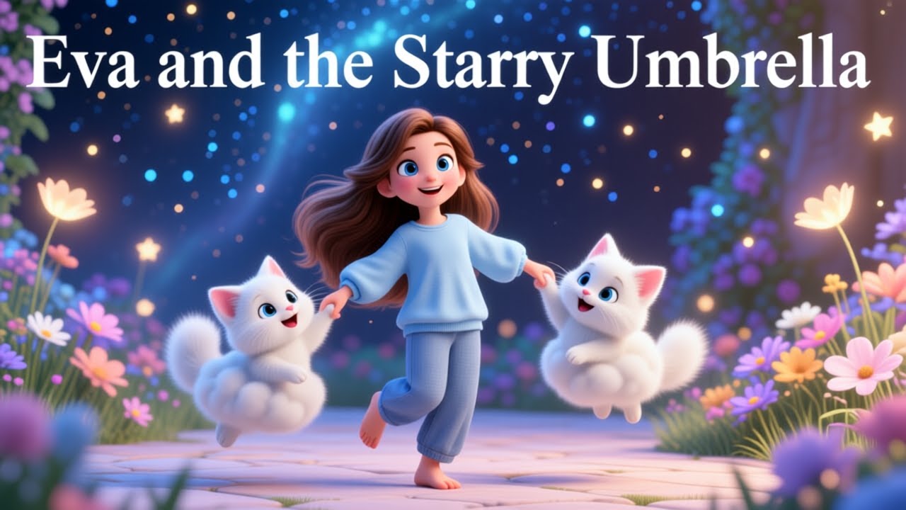 Eva and the Starry Umbrella  | Bedtime Stories For Kids | Mom's Lap Storytime
