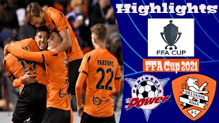 Peninsula Power vs Brisbane Roar 0-3 Highlights All Goals (FFA Cup 2021) 14.09.2021