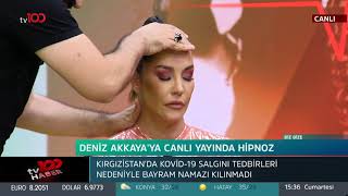 Deniz Akkaya canlı yayında hipnotize oldu