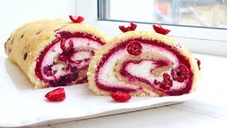 ТАЕТ ВО РТУ!!! РУЛЕТ ТВОРОЖНЫЙ МАЛИНОВЫЙ! БЫСТРЫЙ И ВКУСНЫЙ РЕЦЕПТ ТАЕТ ВО РТУ!!! РУЛЕТ ТВОРОЖНЫЙ МАЛИНОВЫЙ! БЫСТРЫЙ И ВКУСНЫЙ РЕЦЕПТ