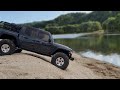 Axial SCX-10 III JEEP JT Gladiator Run on the sand