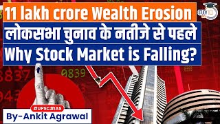 Why Stock Market is Falling Ahead of Lok Sabha Outcome? | Sensex | NIFTY
