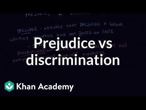 Video: Je rozdiel medzi diskrimináciou a disparitou?