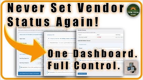 WCFM Emergency Closures – Bulk Vendor Override in 25 Seconds (Demo)