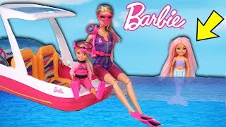 Barbie Doll Mermaid Family Saves Chelsea - Adventure with LOL Goldie