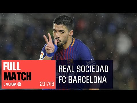 Real Sociedad - FC Barcelona (2-4) LALIGA 2017/2018 FULL MATCH