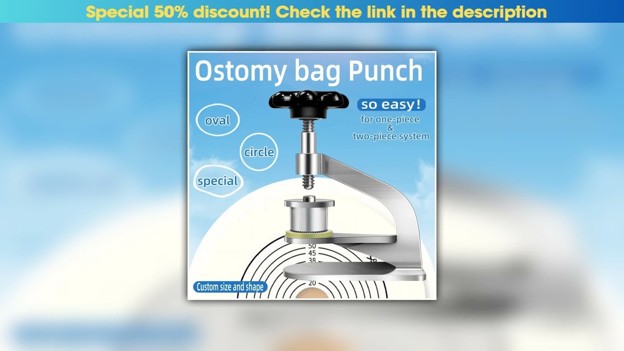 Deal Hole Puncher for Colostomy Bags ,Ostomy Pouch Skin Barrier cutting tool replace Scissors••••••