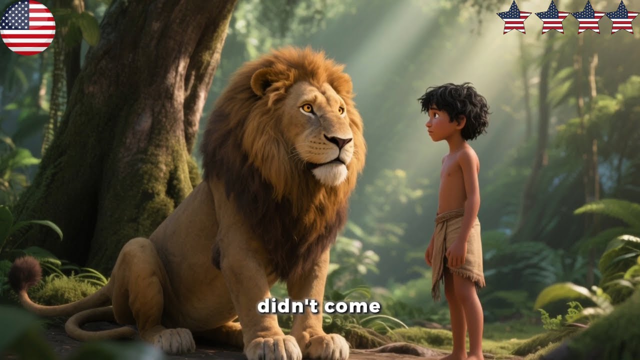 The Jungle Book Mowgli and The Lion 🌴3D 4K Bedtime Stories for Kids in ...