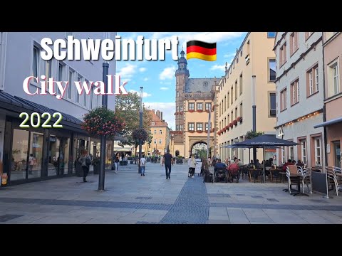 Schweinfurt Germany City walk 2022| Schweinfurt Germany City Tour 2022