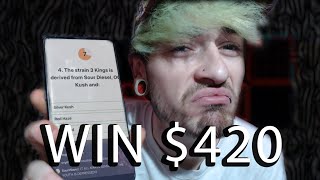 Cannabis quiz to WIN $420! screenshot 2