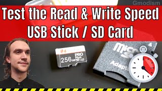 How to Test the Read and Write Speed of an Micro SD Card or USB Stick screenshot 4