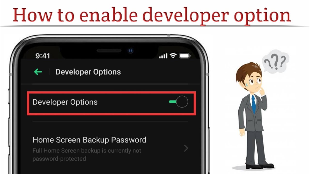 How to enable developer mode android what is developer option YouTube
