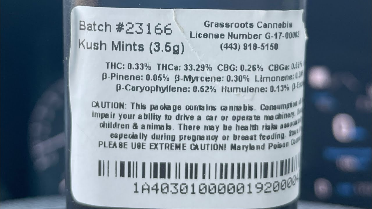 Kush Mints by Grassroots!! YouTube