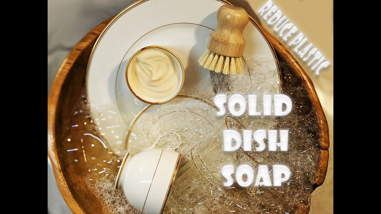 How To Make Solid Vegan Dish Soap With Essential Oils YouTube