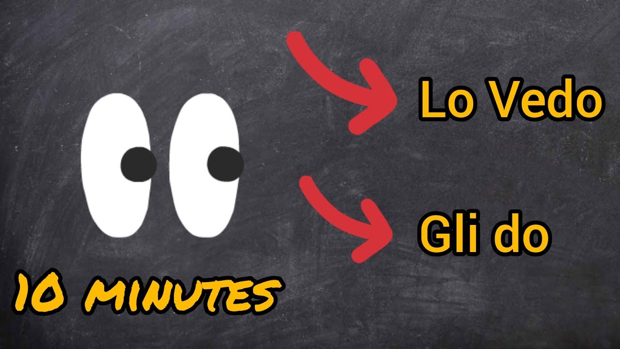 🇮🇹 Tutti i pronomi personali in 10 minuti! - All Italian personal pronouns in 10 minutes! (B2)