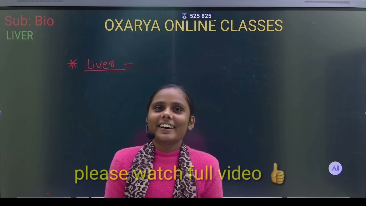 Liver (यकृत) | Function of Liver | Oxarya Online Classes | Hindi Medium 