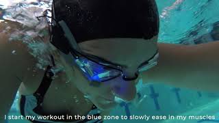 Swimming with my Instabeat