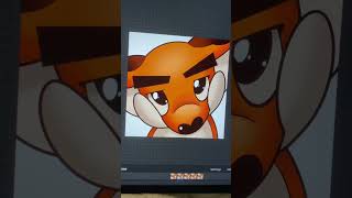I wouldn’t look at him for too long. 🤣 [Twitch emote animated in Procreate] #art #streamer #emotes