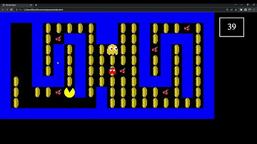 Simplified Pacman using HTML, CSS, and JS