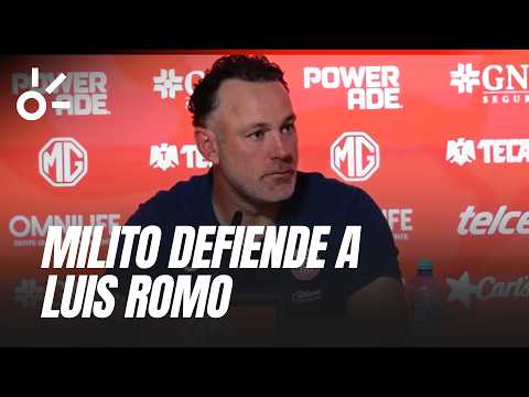 Gabriel Milito DEFENDS Luis Romo after mistake against Querétaro