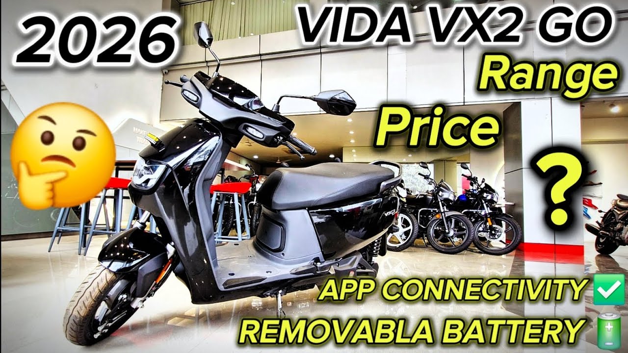 🔥 2026 ki Smartest Electric Scooty? Vida VX2 Go ⚡ Fast Charging + Removable || 